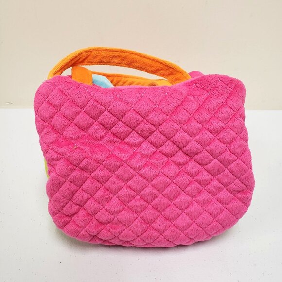 Sanrio Hello Kitty Quilted Plush Mini Bag Purse Pink Colorful - Picture 3 of 16